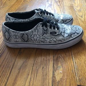 Vans Snakeskin Shoes